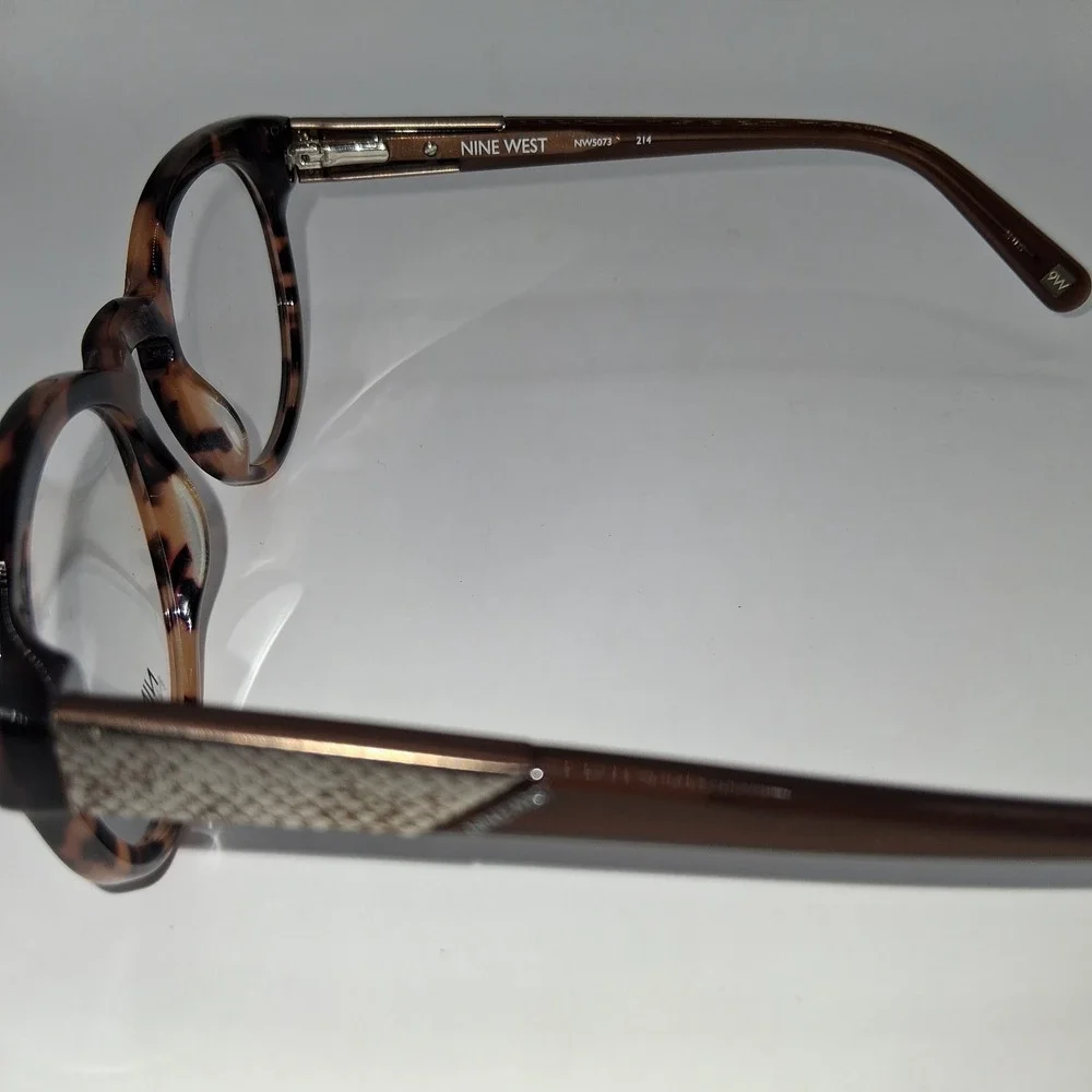 NEW NINE WEST NW5073 214 HAVANA BROWN AUTHENTIC EYEGLASSES FRAMES 49-20-135